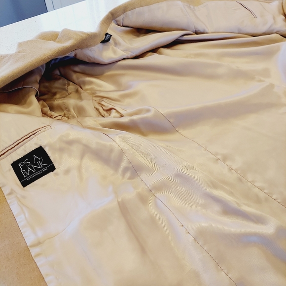Jos A. Banks Men’s Beige Tan 100% Camel Hair Sports Jacket Blazer Size 50 L - Picture 12 of 16